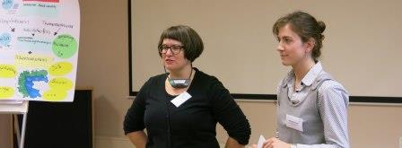 Die Seminarleiterinnen Stefanie Schütz und Michaela Veselá. 