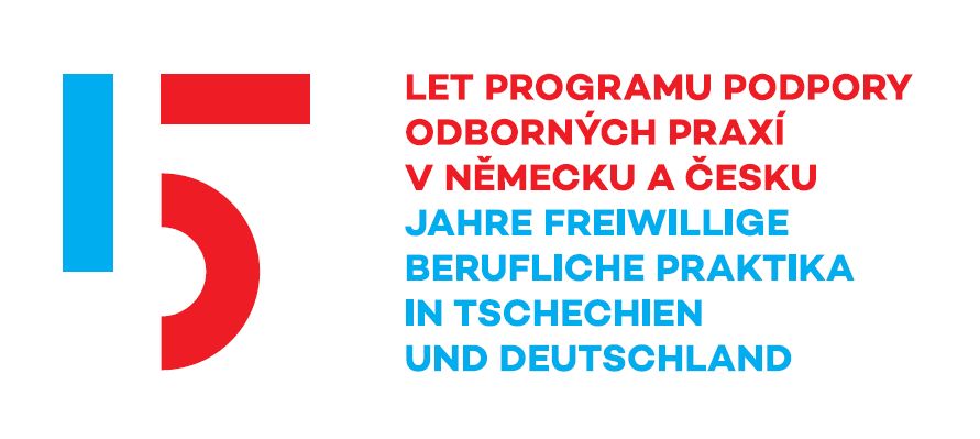 Logo 15 Jahre Programm Freiwillige Berufliche Praktika