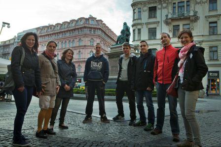 Auf geht's zur interaktiven Stadtführung durch das Prager Stadtzentrum. Foto: Yevgeniy Rozhko