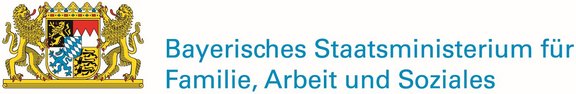 Logo Bayr Staatsm Familie Arbeit Soziales Logo des Bayerischen Staatsministeriums für Familien, Arbeit und Soziales