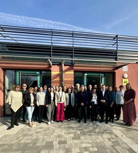 Die Mitglieder des Deutsch-Tschechischen Jugendrats besuchten den offenen Kinder- und Jugendtreff in Gemeinde Oberhaid.