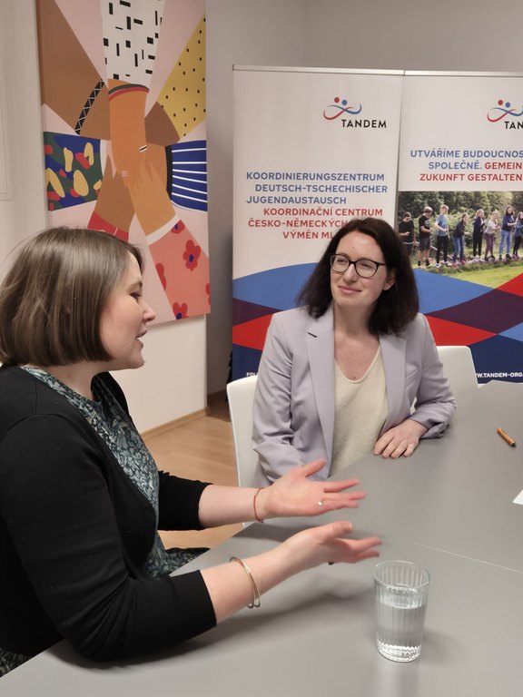 Im Gespräch: Kathrin Freier-Maldoner und Dr. Carolin Wagner