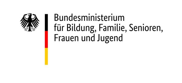 Logo: Bundesministerium für Familie, Senioren, Frauen und Jugend